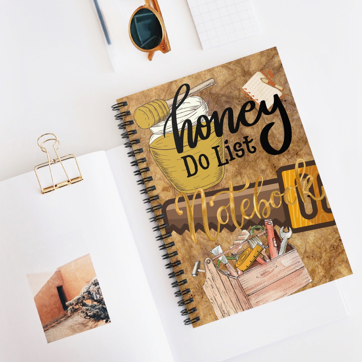 Honey Do List Spiral Notebook - Ruled Line Paper products Krazy Heart Designs Boutique