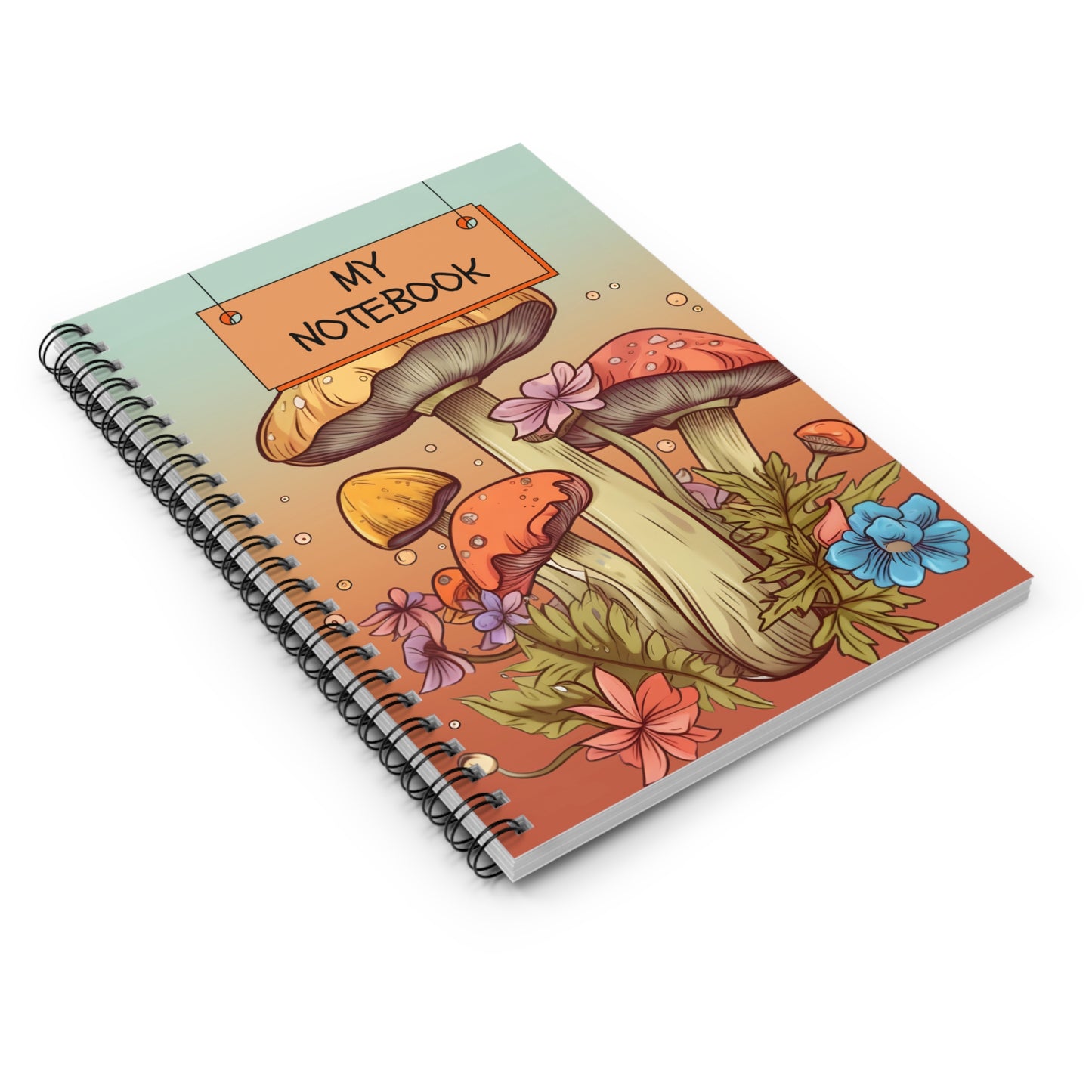 My Notebook Spiral Notebook - Ruled Line Paper products Krazy Heart Designs Boutique