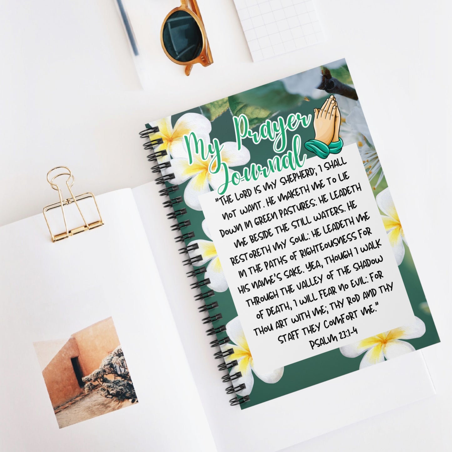 My Prayer Journal Spiral Notebook - Ruled Line Paper products Krazy Heart Designs Boutique