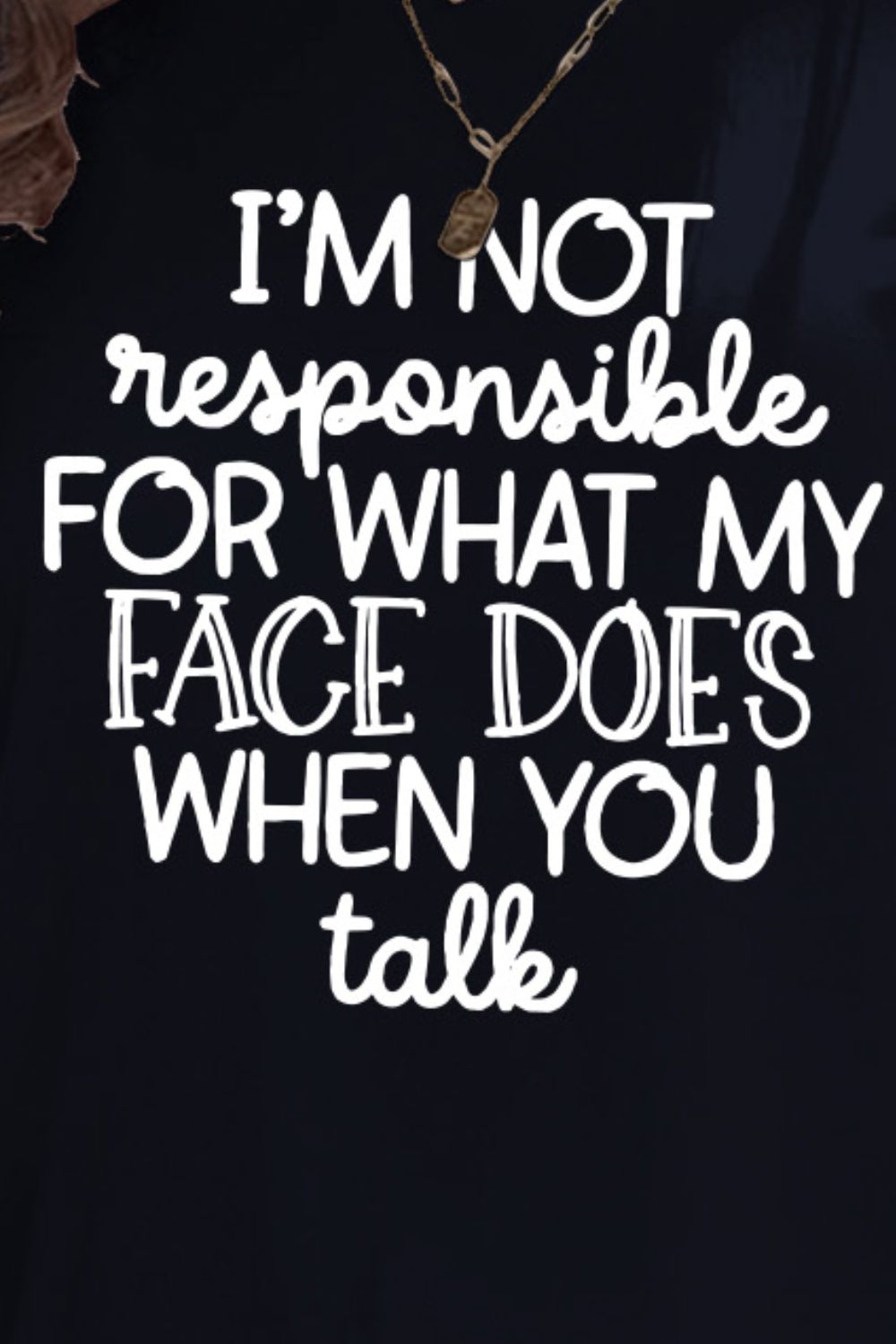 I'm Not Responsible Short Sleeve Tee (7 Colors) T-Shirt Krazy Heart Designs Boutique