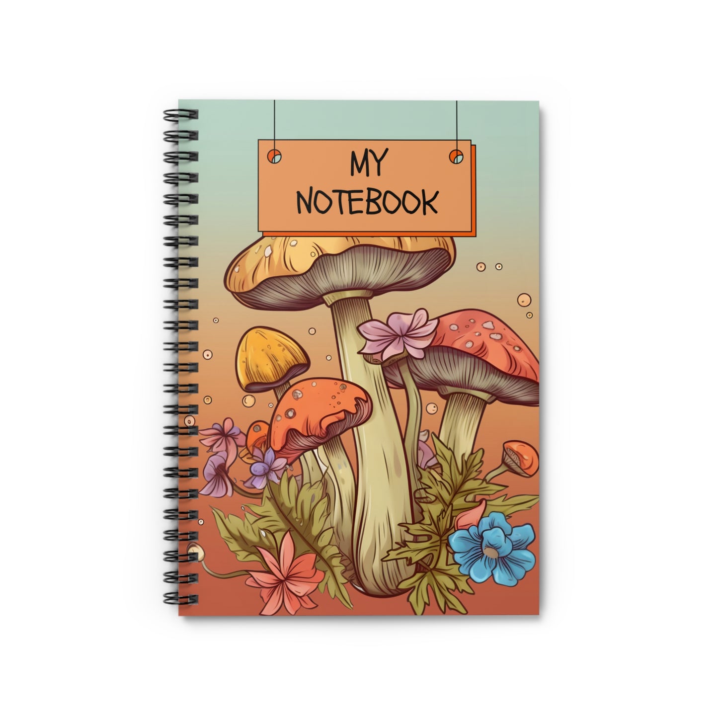My Notebook Spiral Notebook - Ruled Line Paper products Krazy Heart Designs Boutique