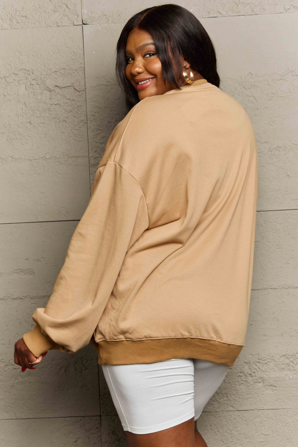 Simply Love Full Size MERRY CHRISTMAS Graphic Sweatshirt (3 Colors) Shirts & Tops Krazy Heart Designs Boutique