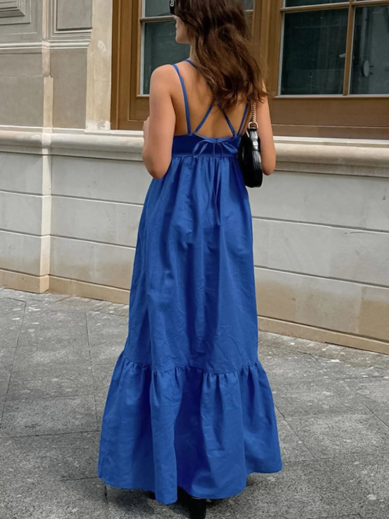 V-Neck Tiered Maxi Cami Dress Dress Krazy Heart Designs Boutique