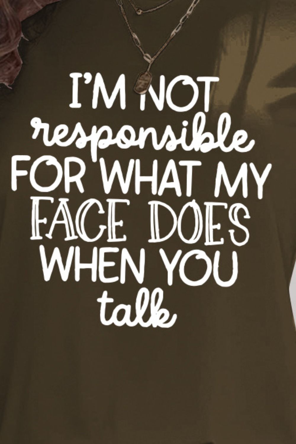 I'm Not Responsible Short Sleeve Tee (7 Colors) T-Shirt Krazy Heart Designs Boutique