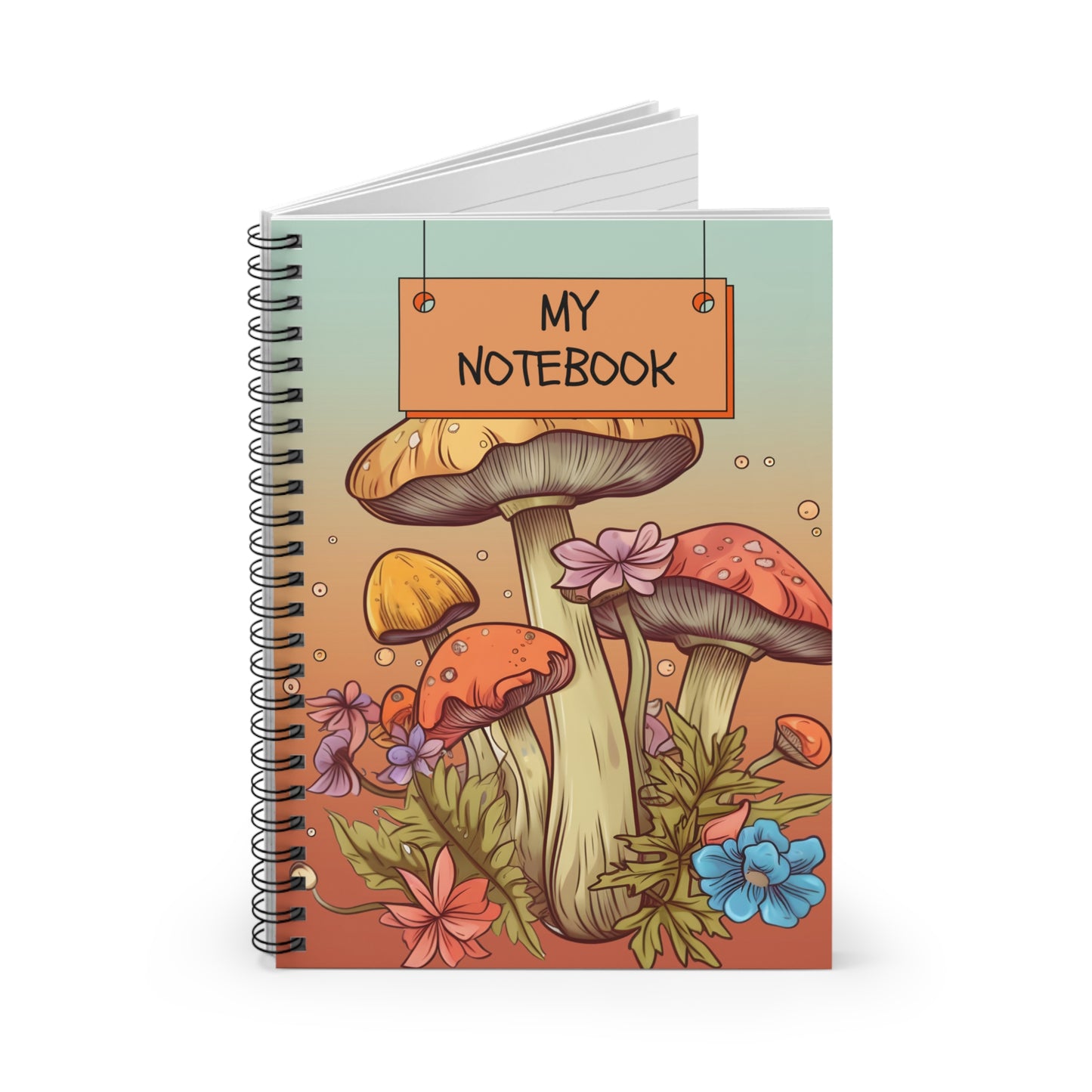 My Notebook Spiral Notebook - Ruled Line Paper products Krazy Heart Designs Boutique One Size