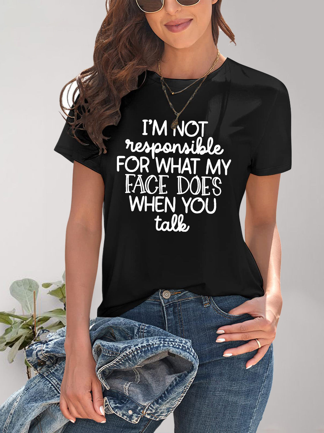 I'm Not Responsible Short Sleeve Tee (7 Colors) T-Shirt Krazy Heart Designs Boutique