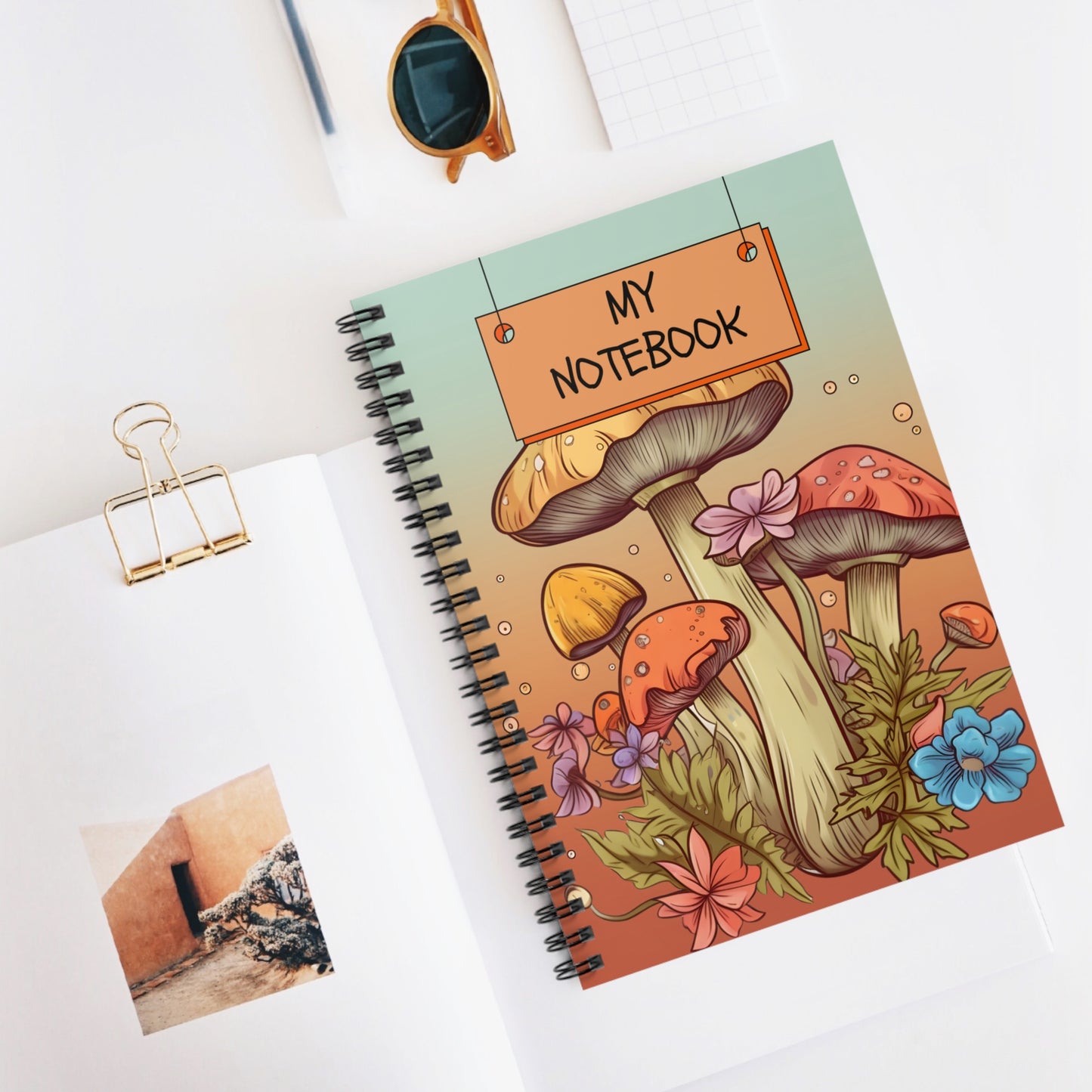 My Notebook Spiral Notebook - Ruled Line Paper products Krazy Heart Designs Boutique