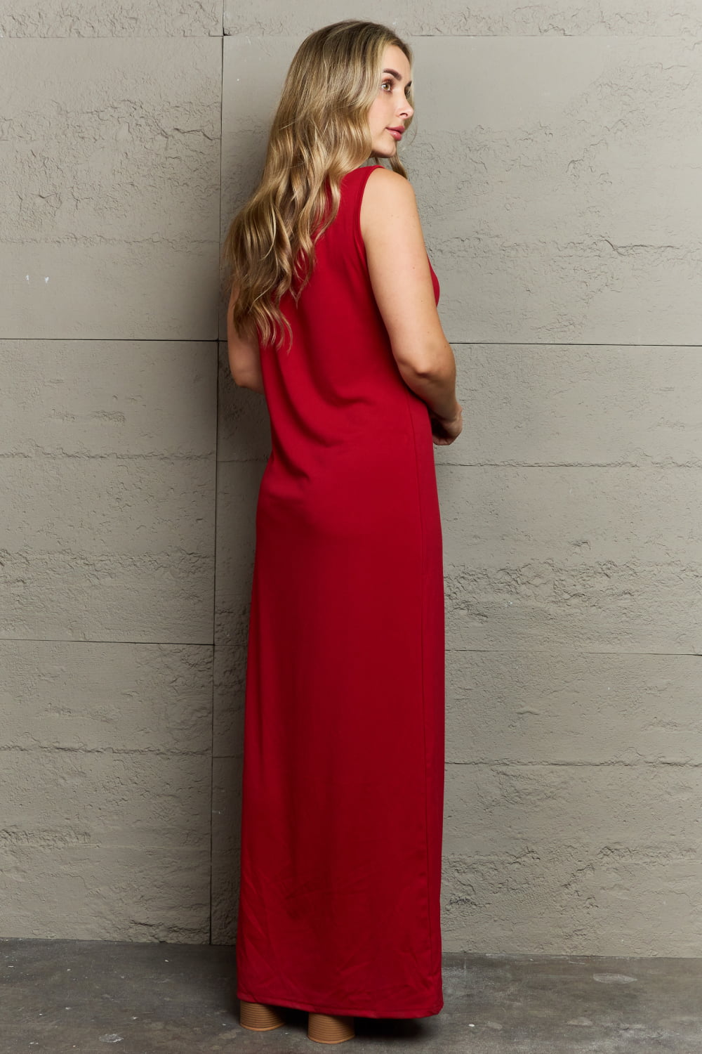 Plus Size Scoop Neck Maxi Tank Dress (3 Colors) dress Krazy Heart Designs Boutique