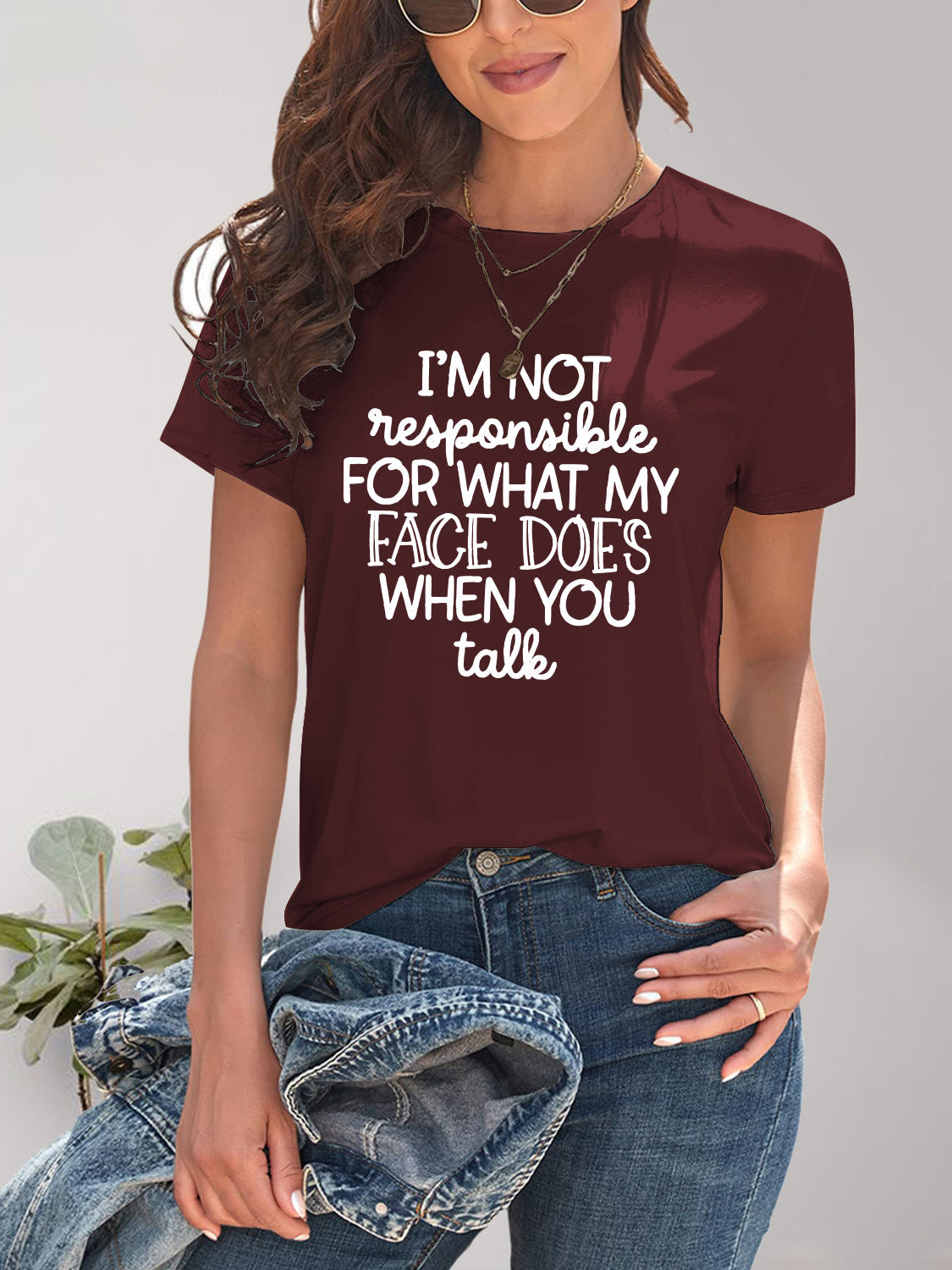 I'm Not Responsible Short Sleeve Tee (7 Colors) T-Shirt Krazy Heart Designs Boutique