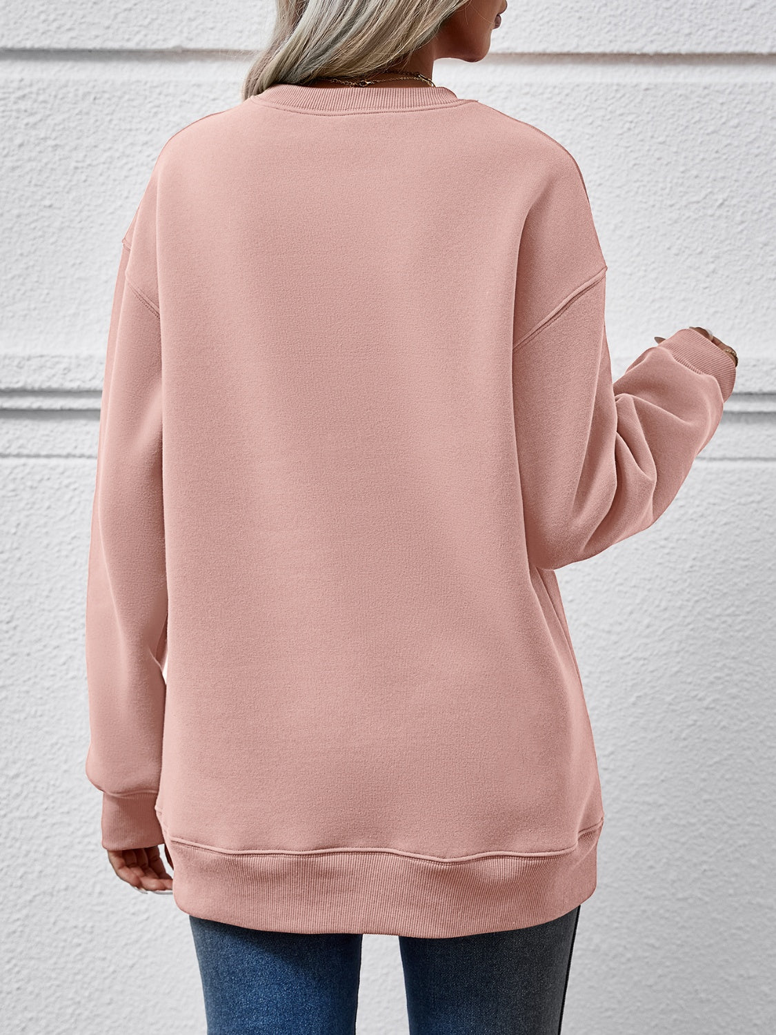Faceless Gnomes Graphic Drop Shoulder Sweatshirt (9 Colors) Shirts & Tops Krazy Heart Designs Boutique