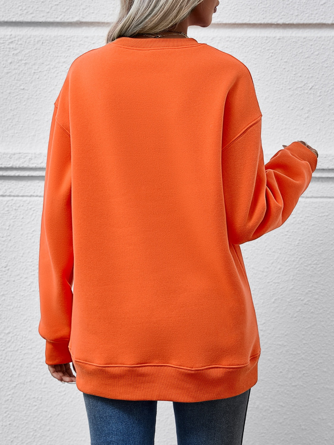 Faceless Gnomes Graphic Drop Shoulder Sweatshirt (9 Colors) Shirts & Tops Krazy Heart Designs Boutique