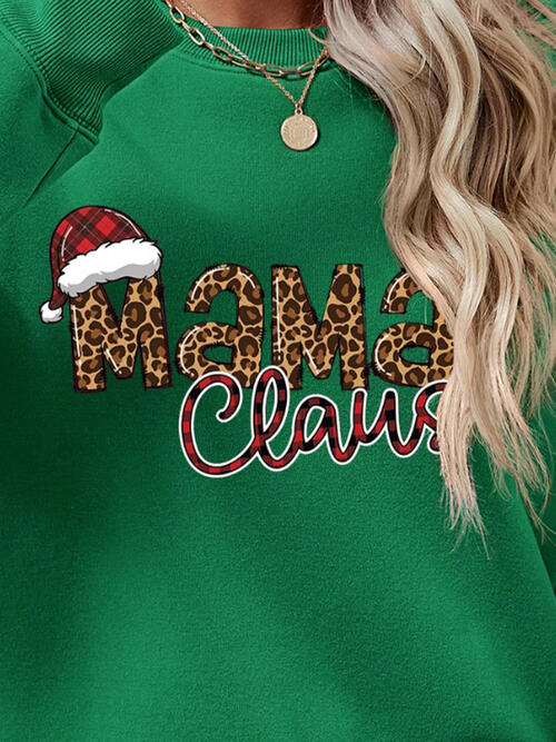 Mama Claus Long Sleeve Sweatshirt (9 Colors) Shirts & Tops Krazy Heart Designs Boutique