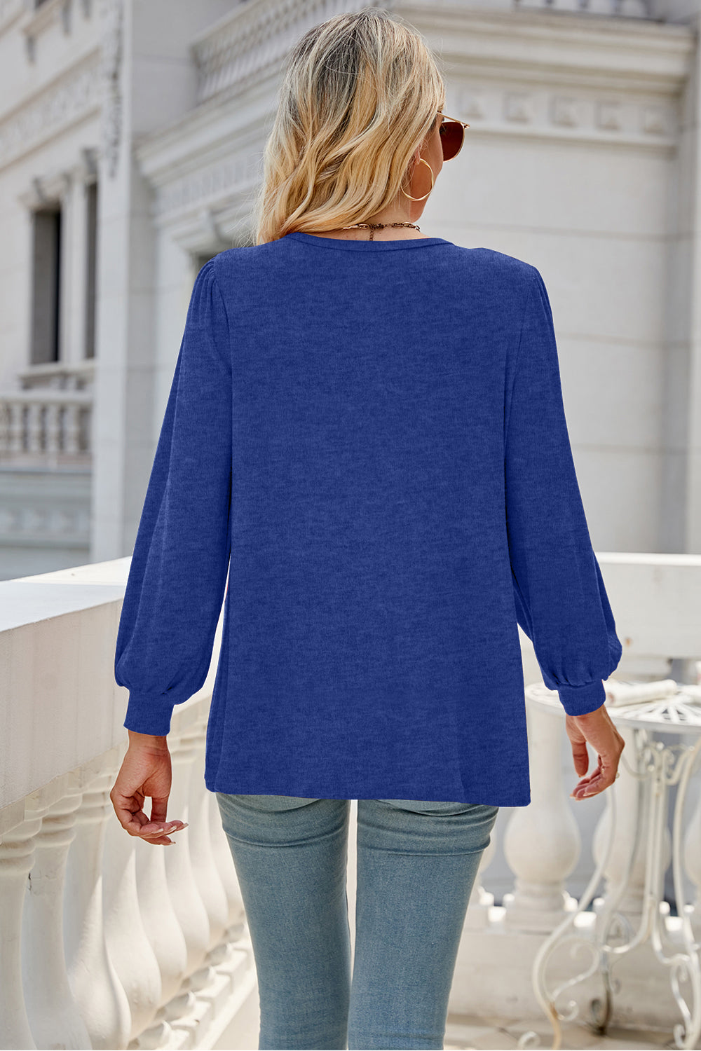 Round Neck Long Sleeve Top (6 Colors) Krazy Heart Designs Boutique