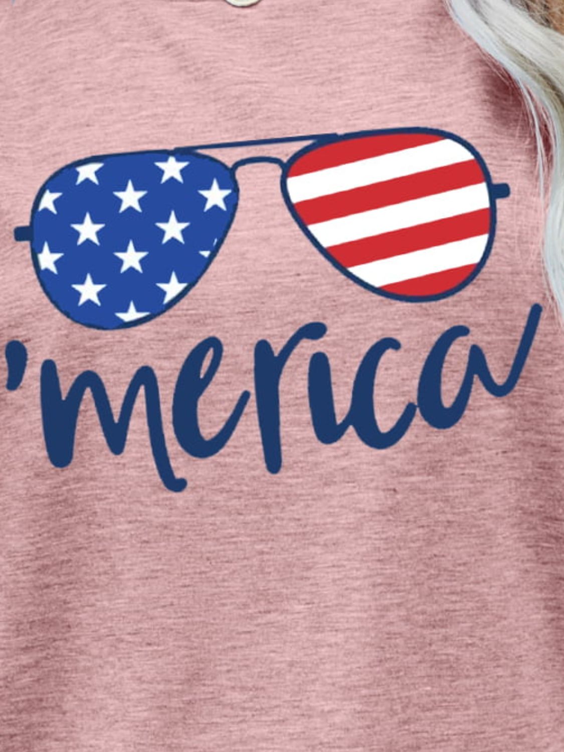 US Flag Glasses Graphic Tee (5 Colors) Krazy Heart Designs Boutique