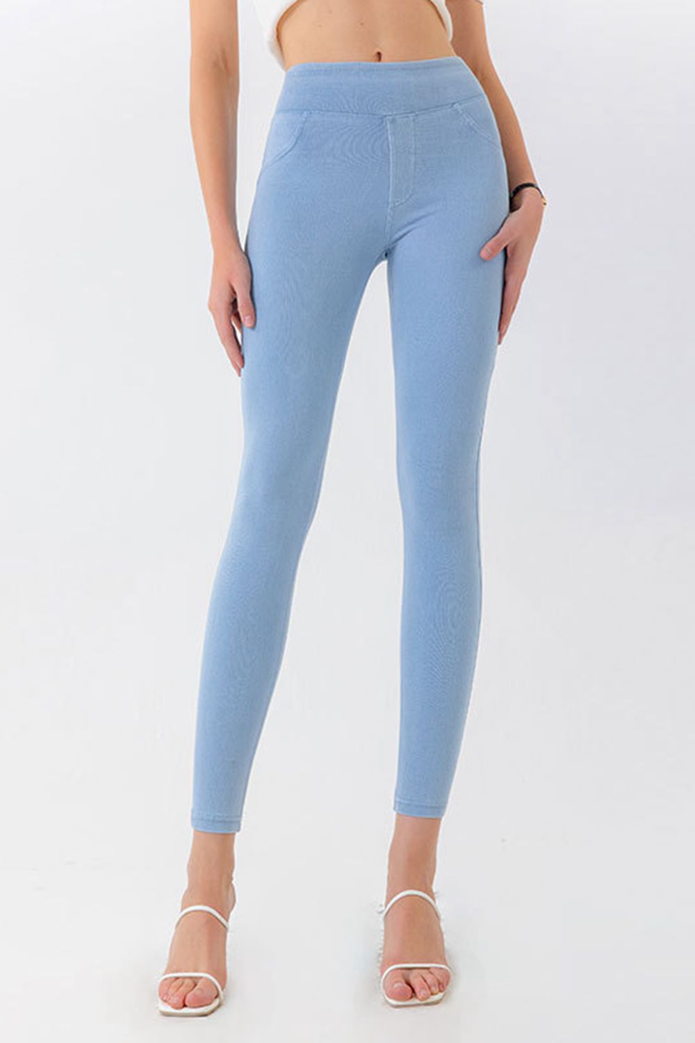 High Waist Skinny Jeans Krazy Heart Designs Boutique Light XS