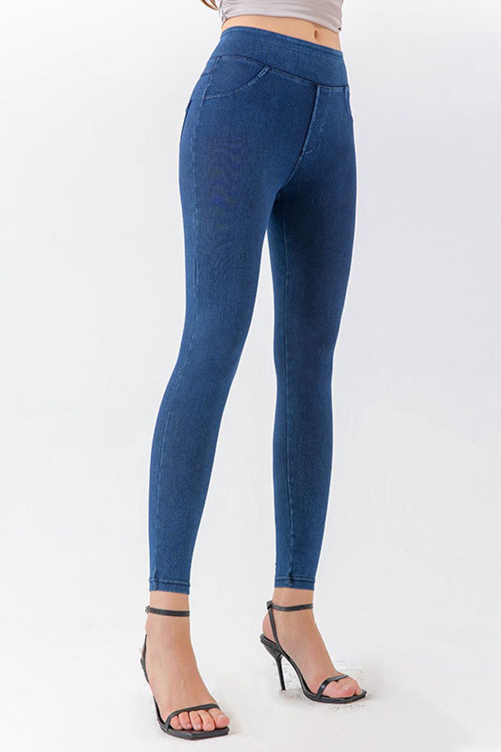 High Waist Skinny Jeans Krazy Heart Designs Boutique Dark XS