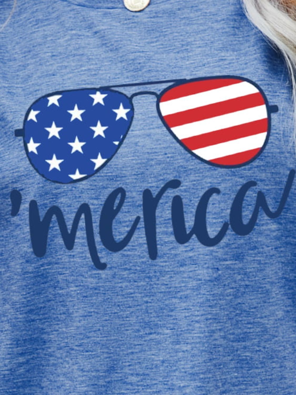 US Flag Glasses Graphic Tee (5 Colors) Krazy Heart Designs Boutique