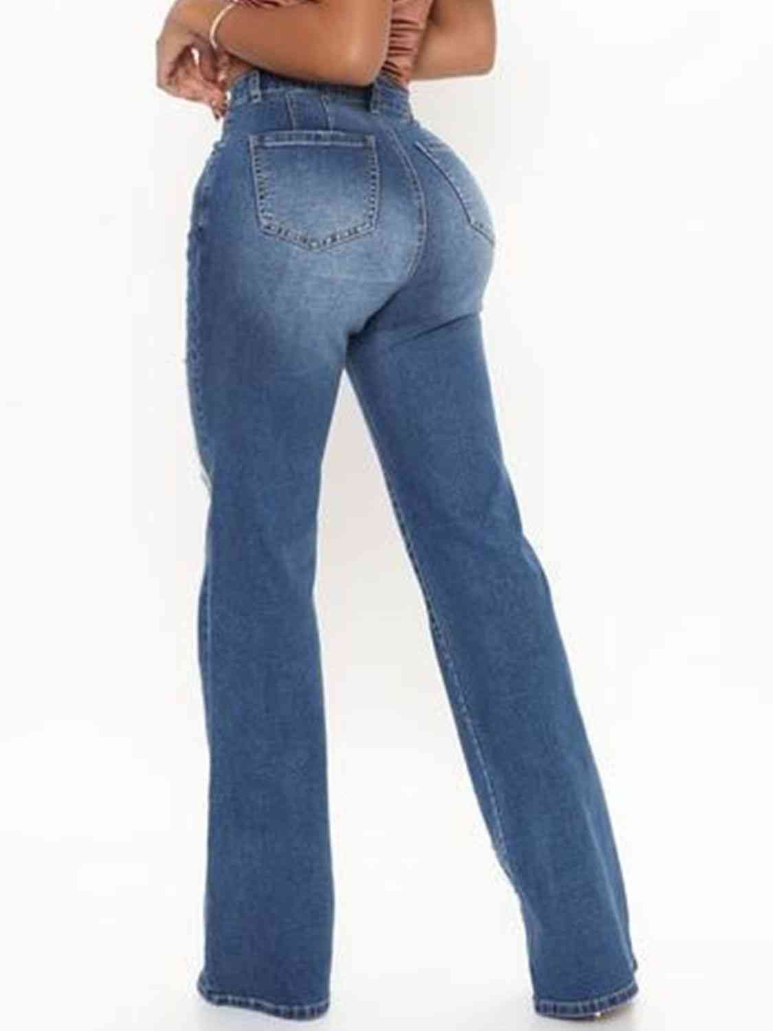 KHD Raw Hem High Waist Jeans Krazy Heart Designs Boutique