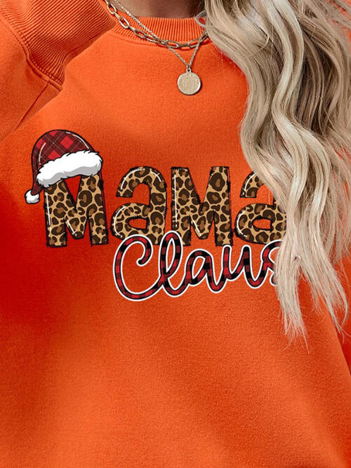 Mama Claus Long Sleeve Sweatshirt (9 Colors) Shirts & Tops Krazy Heart Designs Boutique