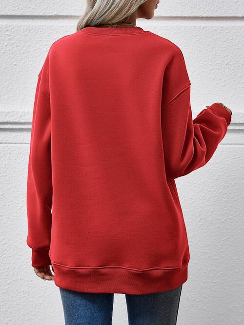 Mama Claus Long Sleeve Sweatshirt (9 Colors) Shirts & Tops Krazy Heart Designs Boutique