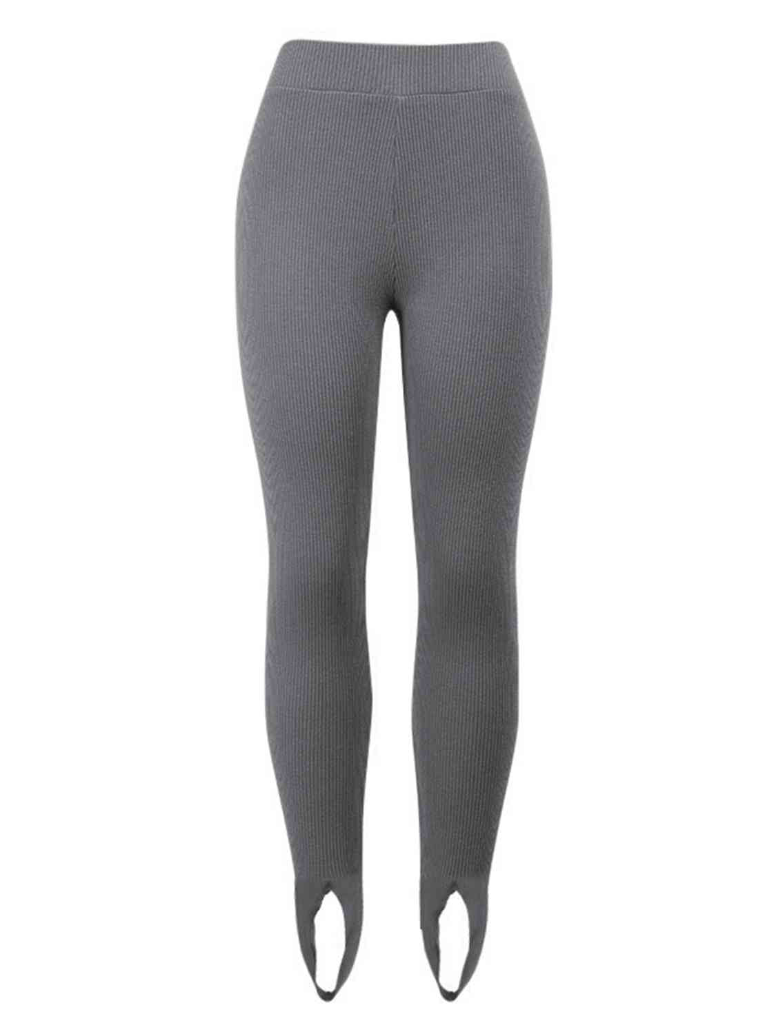 Ribbed Mid Waist Leggings Krazy Heart Designs Boutique