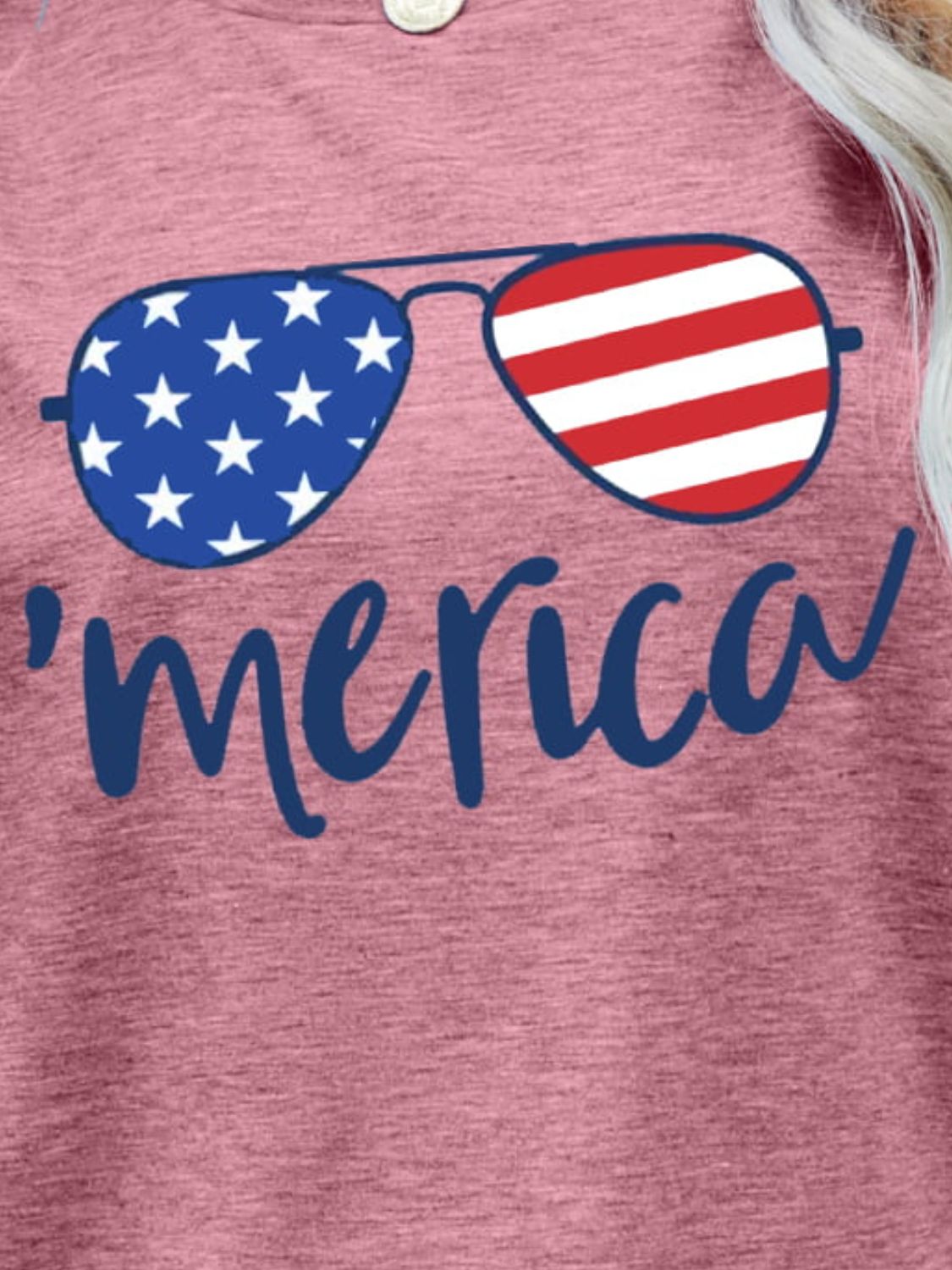US Flag Glasses Graphic Tee (5 Colors) Krazy Heart Designs Boutique