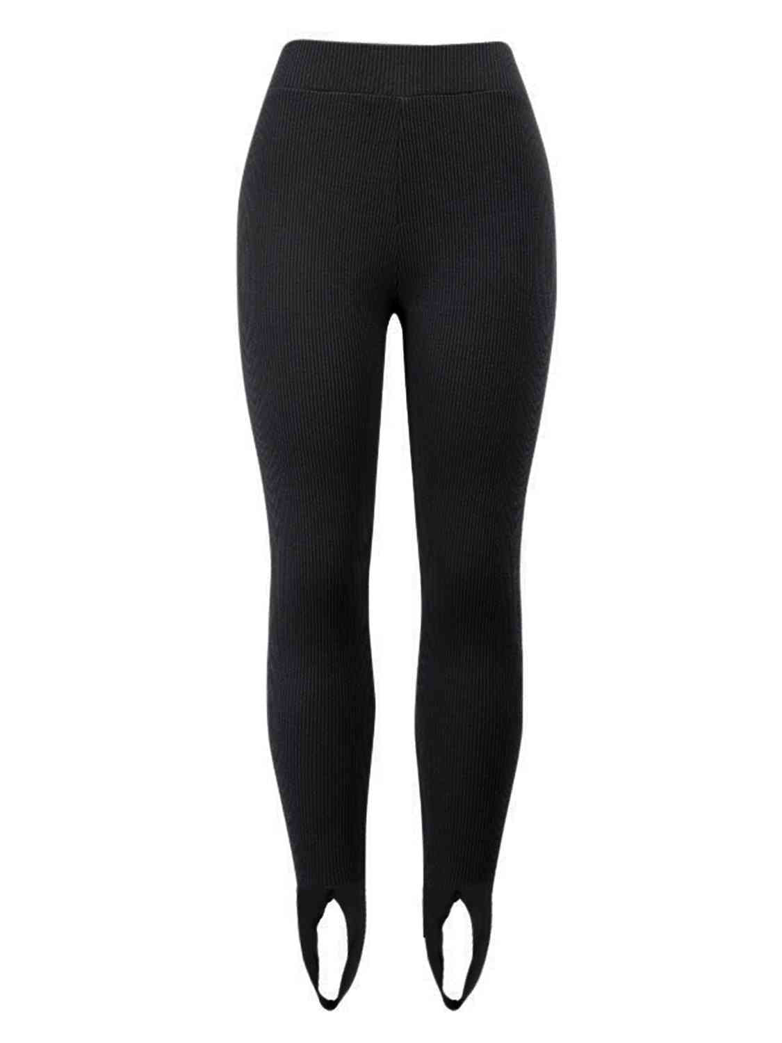 Ribbed Mid Waist Leggings Krazy Heart Designs Boutique