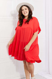 Culture Code Full Size Tulip Fields Tiered Midi Dress  Krazy Heart Designs Boutique Scarlett S 