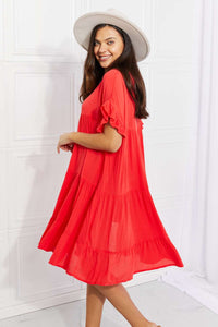 Culture Code Full Size Tulip Fields Tiered Midi Dress  Krazy Heart Designs Boutique   