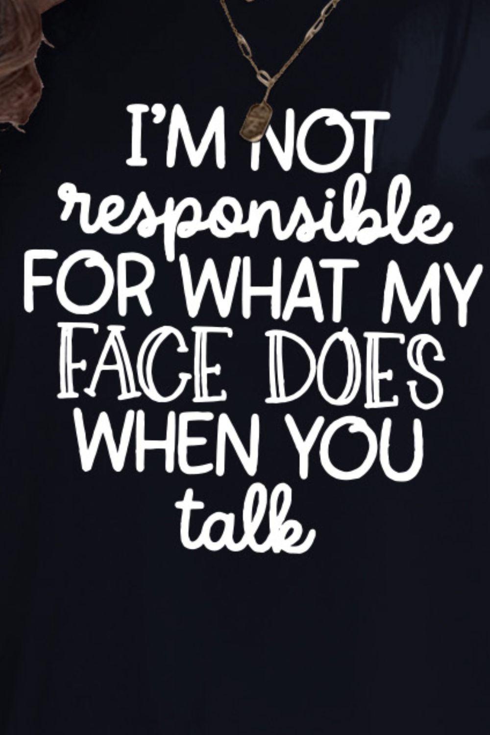 I'm Not Responsible Short Sleeve Tee (7 Colors) T-Shirt Krazy Heart Designs Boutique   