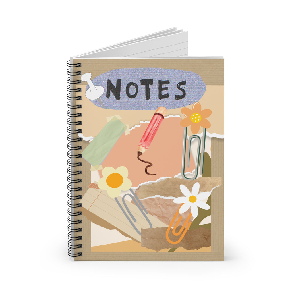 Notes-Spiral Notebook - Ruled Line Paper products Krazy Heart Designs Boutique One Size  