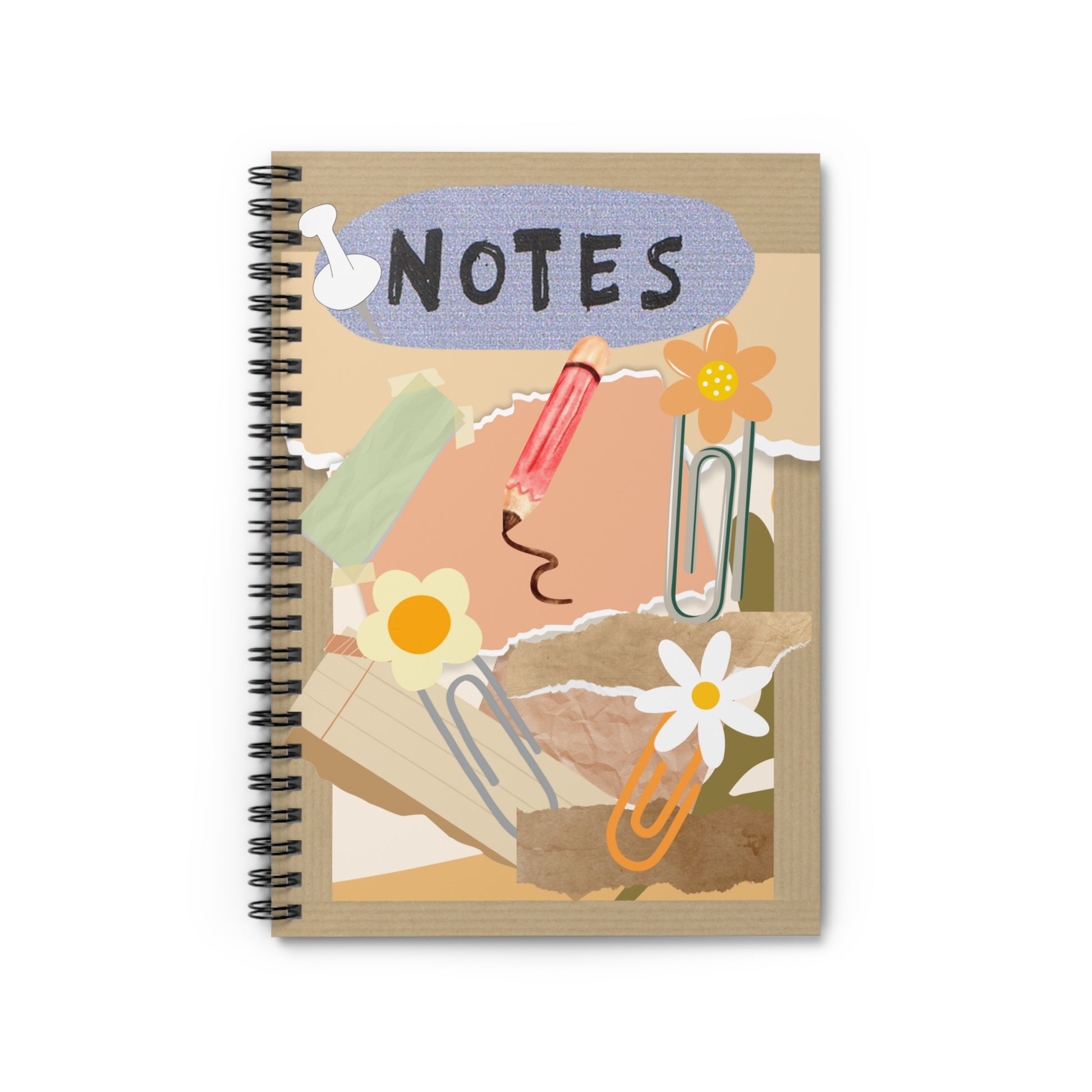 Notes-Spiral Notebook - Ruled Line Paper products Krazy Heart Designs Boutique   