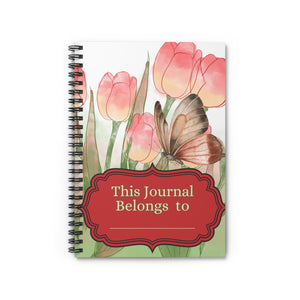 Personal Journal Spiral Notebook - Ruled Line Paper products Krazy Heart Designs Boutique   