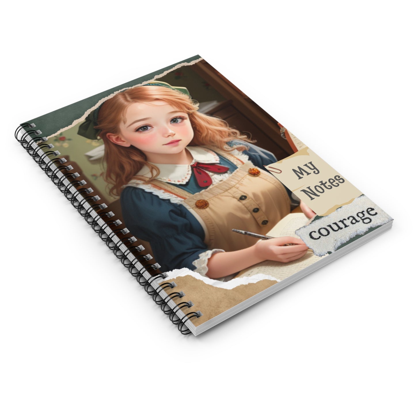 My Notes-Animated Design Spiral Notebook - Ruled Line Paper products Krazy Heart Designs Boutique   