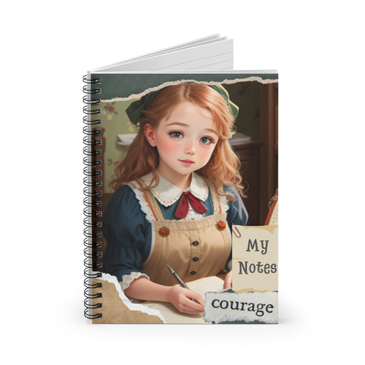 My Notes-Animated Design Spiral Notebook - Ruled Line Paper products Krazy Heart Designs Boutique One Size  