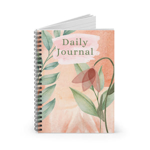 Daily Journal Water Color Design - Ruled Line Paper products Krazy Heart Designs Boutique One Size  