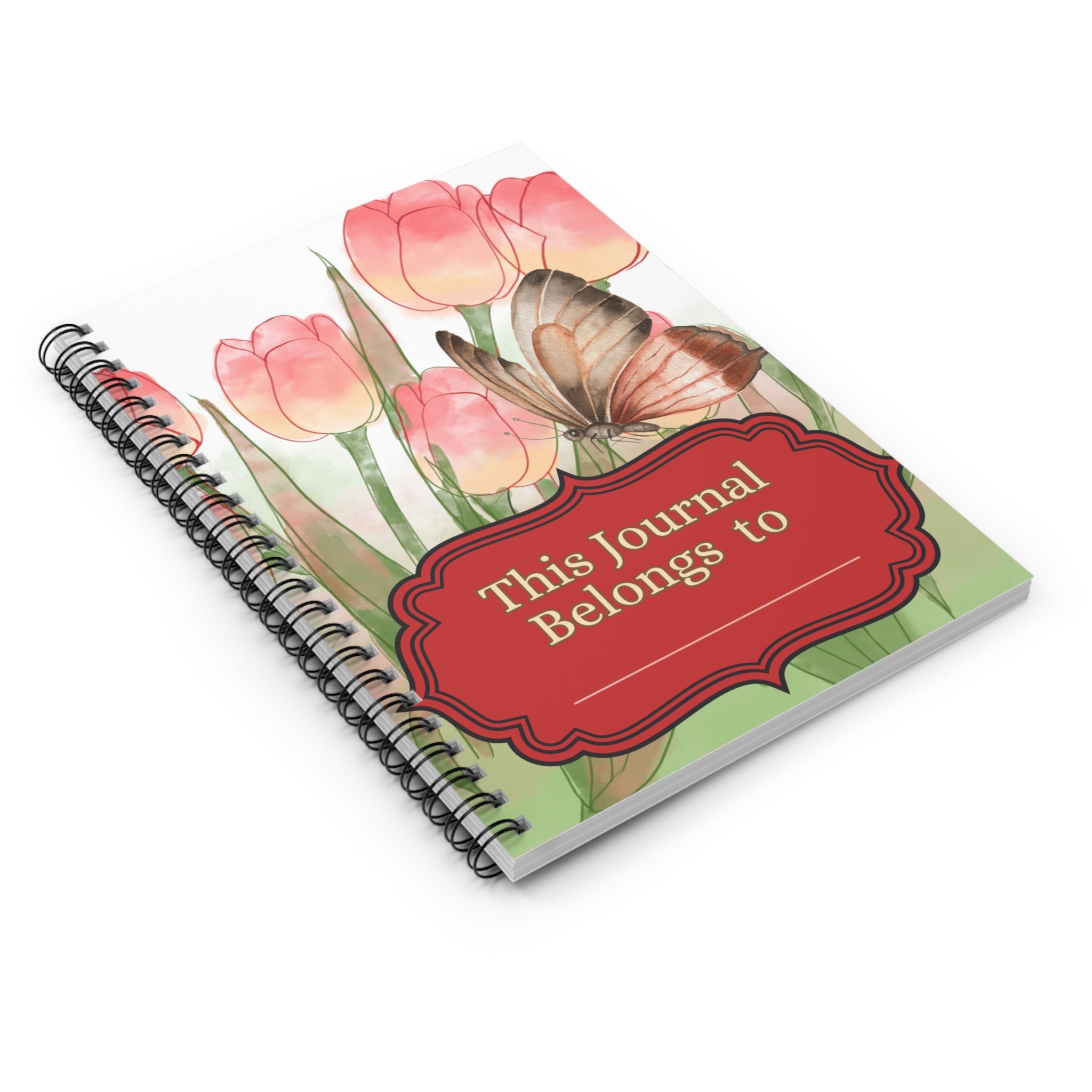 Personal Journal Spiral Notebook - Ruled Line Paper products Krazy Heart Designs Boutique   