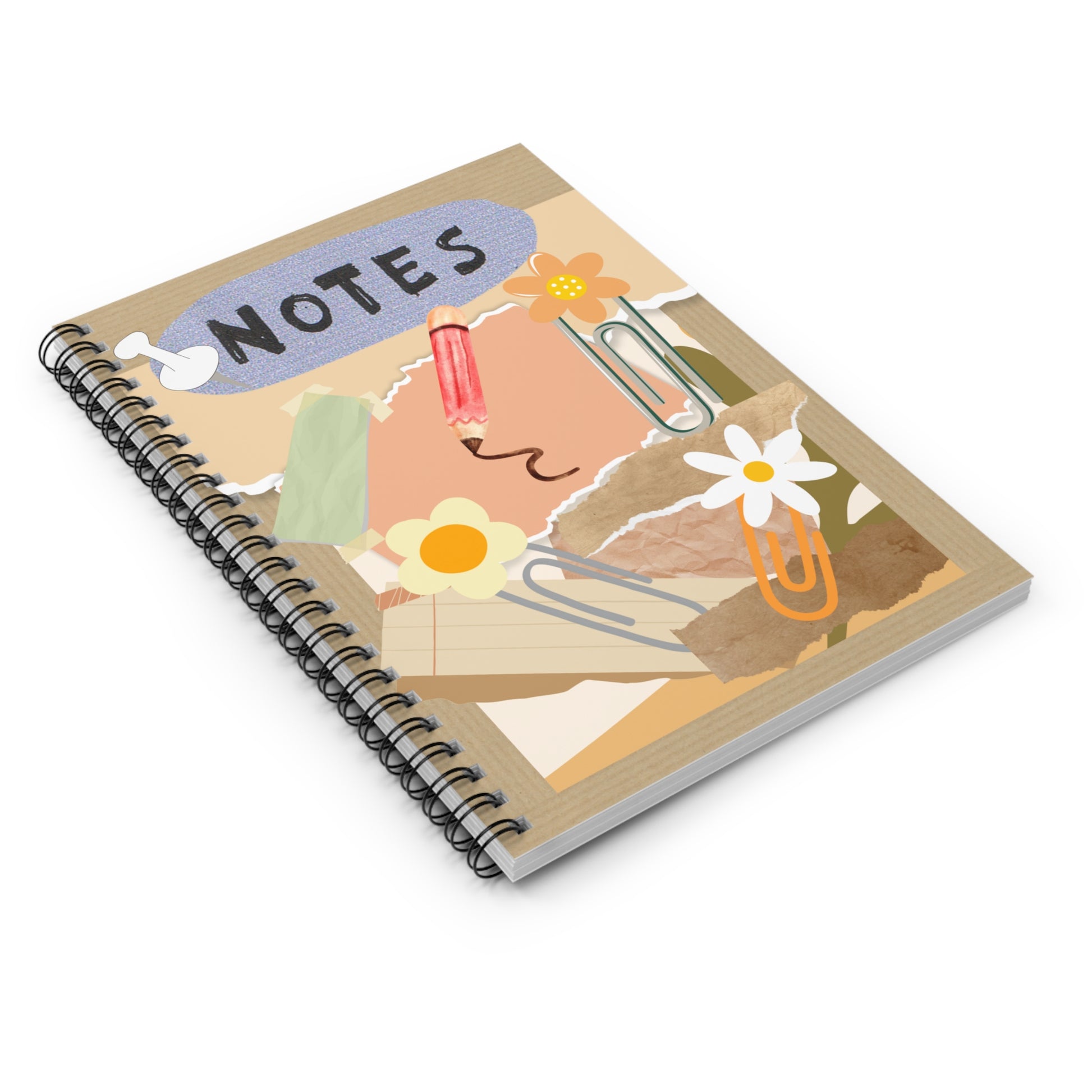 Notes-Spiral Notebook - Ruled Line Paper products Krazy Heart Designs Boutique   