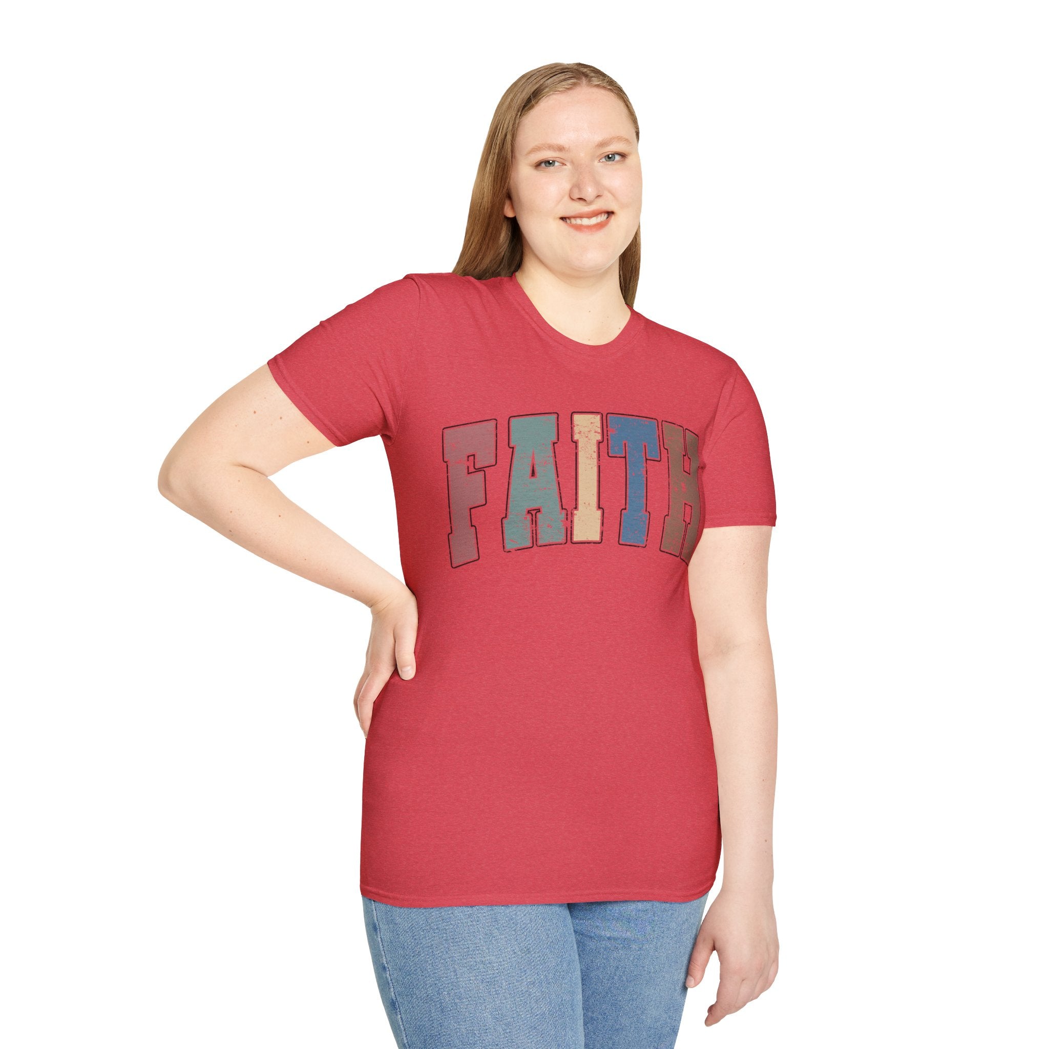 Faith Softstyle T-Shirt T-Shirt Krazy Heart Designs Boutique   