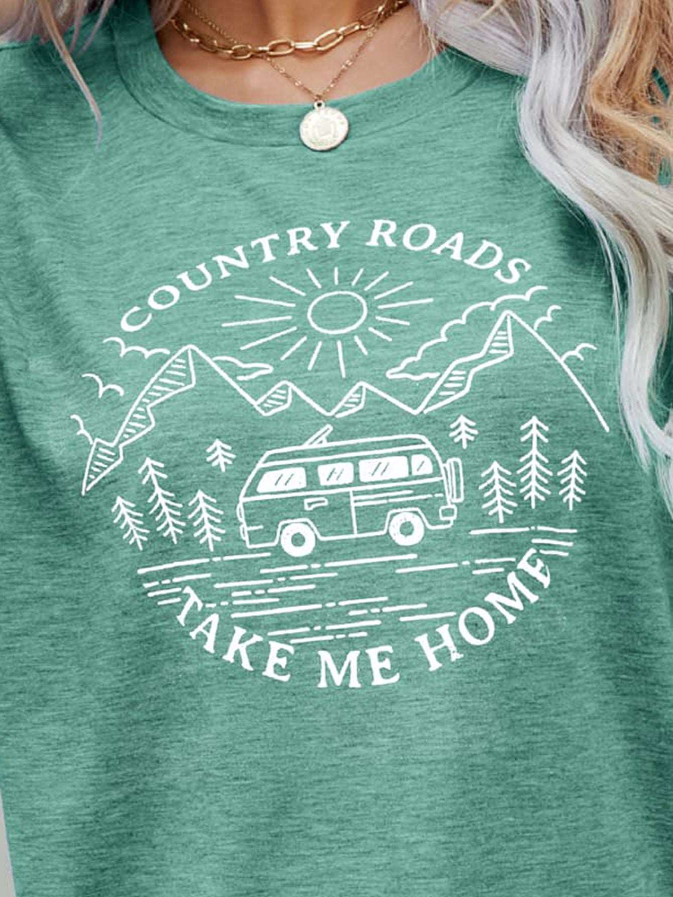 COUNTRY ROADS TAKE ME HOME Graphic Tee (5 Colors)  Krazy Heart Designs Boutique   