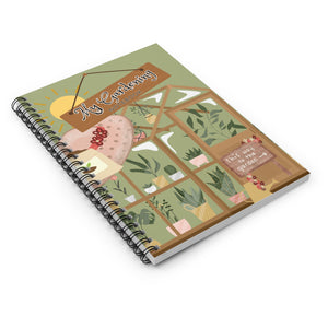 My Gardening Spiral Notebook - Ruled Line Paper products Krazy Heart Designs Boutique   