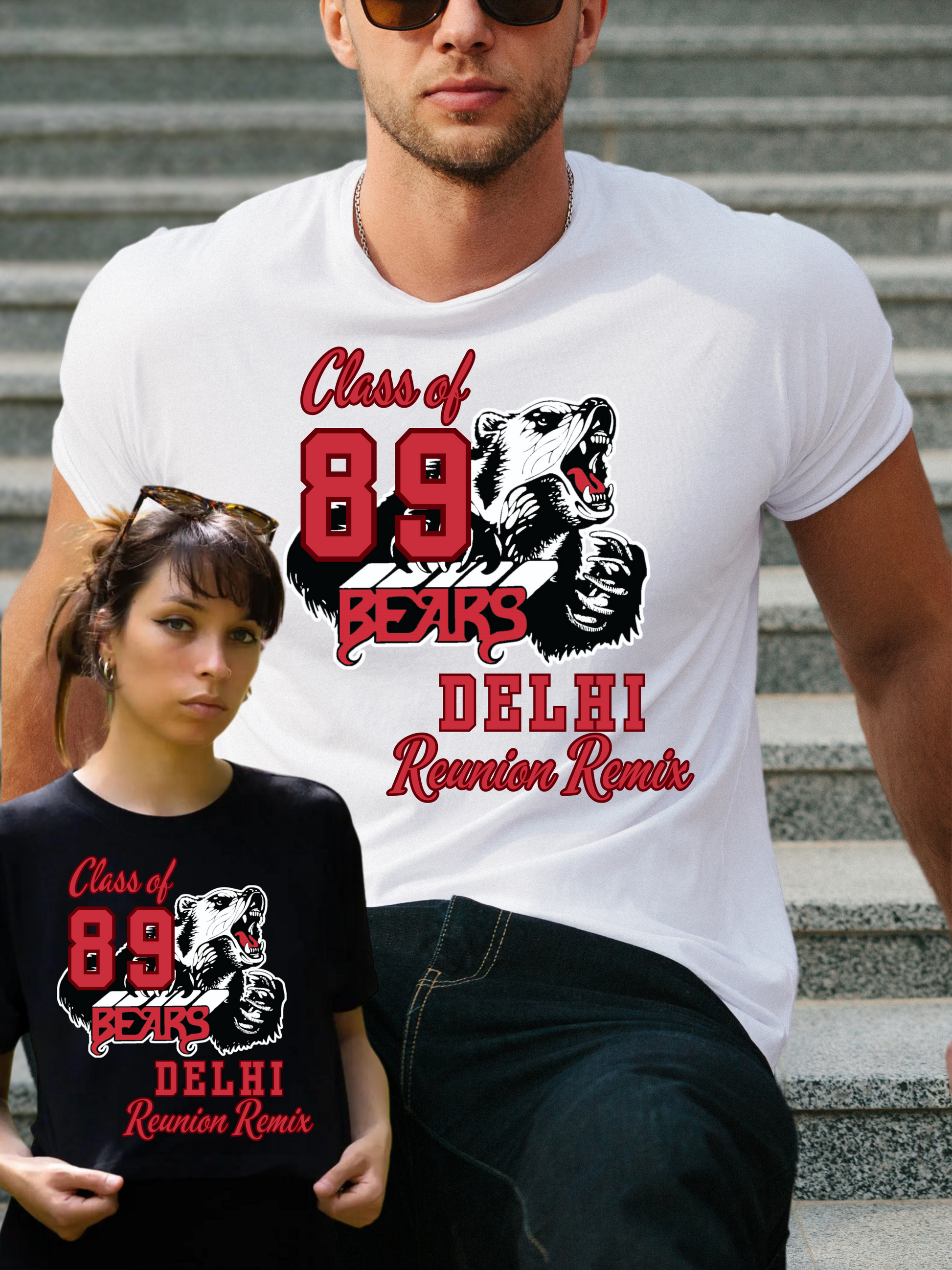 DHS Class of 89 Classic T-Shirt (4 Colors) Unisex Classic T-Shirt | Fruit of the Loom 3930 Krazy Heart Designs Boutique   