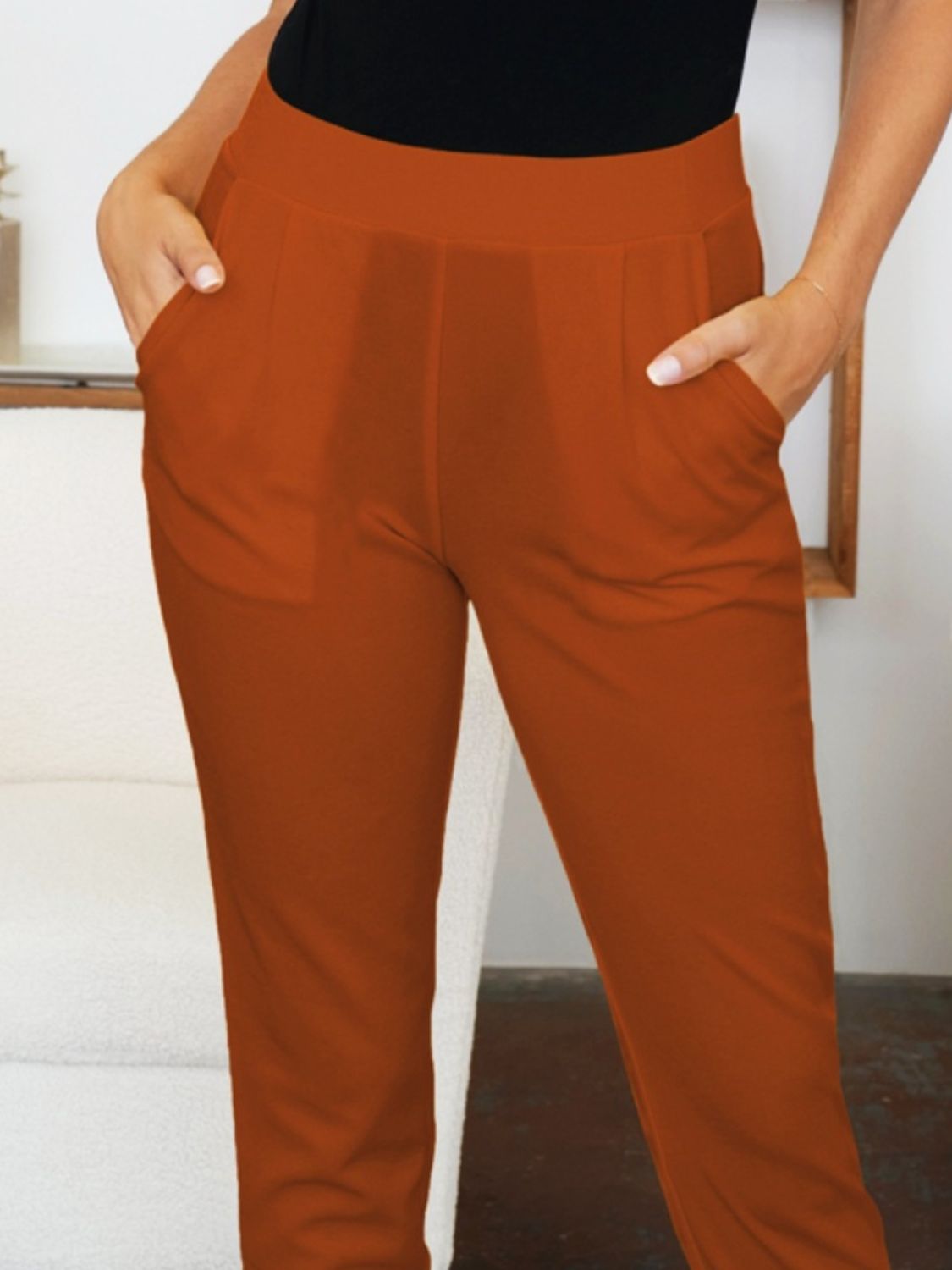 FAM-FAM Pocketed High Waist Skinny Pants (11 Colors)