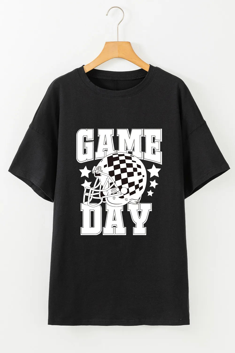 GAME DAY Round Neck Short Sleeve Tee Shirts & Tops Krazy Heart Designs Boutique   