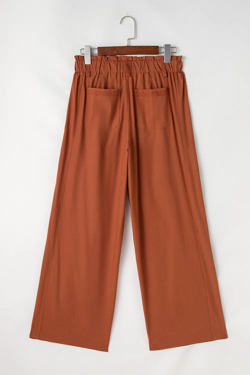 Caramel Color Wide Leg Pants with Pockets pants Krazy Heart Designs Boutique