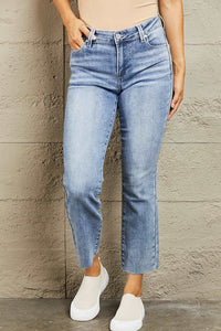 BAYEAS Mid Rise Cropped Slim Jeans  Krazy Heart Designs Boutique Medium 25 