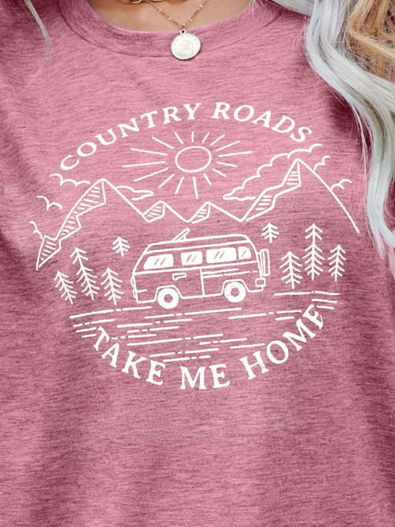 COUNTRY ROADS TAKE ME HOME Graphic Tee (5 Colors)  Krazy Heart Designs Boutique   
