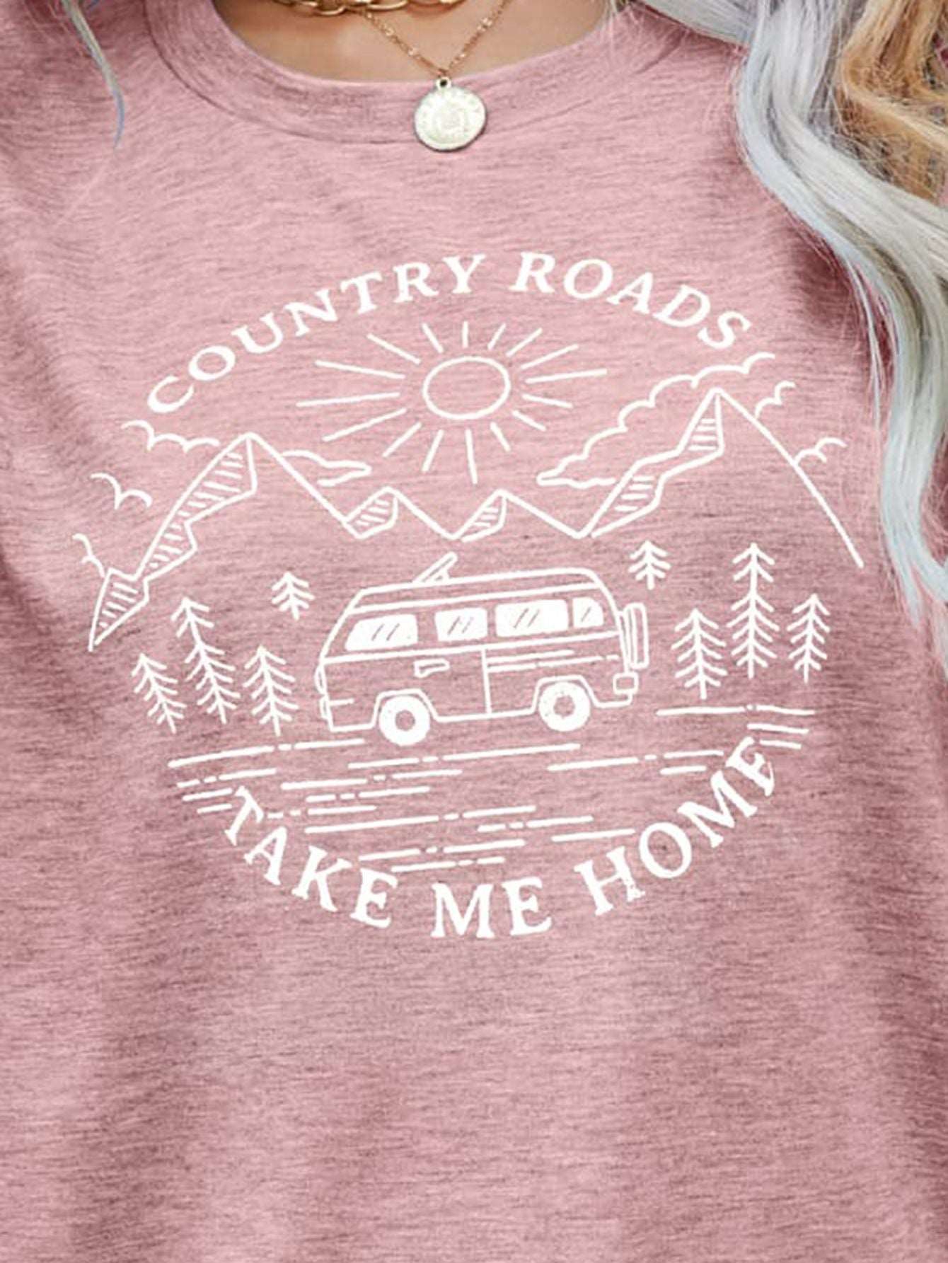 COUNTRY ROADS TAKE ME HOME Graphic Tee (5 Colors)  Krazy Heart Designs Boutique   