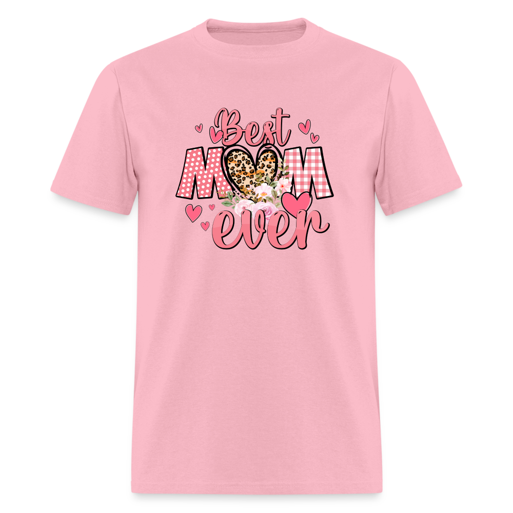 (ON SALE) Best Mom Ever Classic T-Shirt Unisex Classic T-Shirt | Fruit of the Loom 3930 Krazy Heart Designs Boutique pink S 