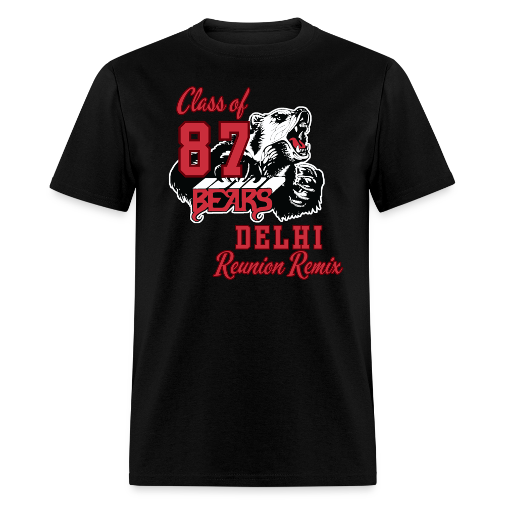 DHS Class of 87 Classic T-Shirt (4 Colors) Unisex Classic T-Shirt | Fruit of the Loom 3930 Krazy Heart Designs Boutique black S 